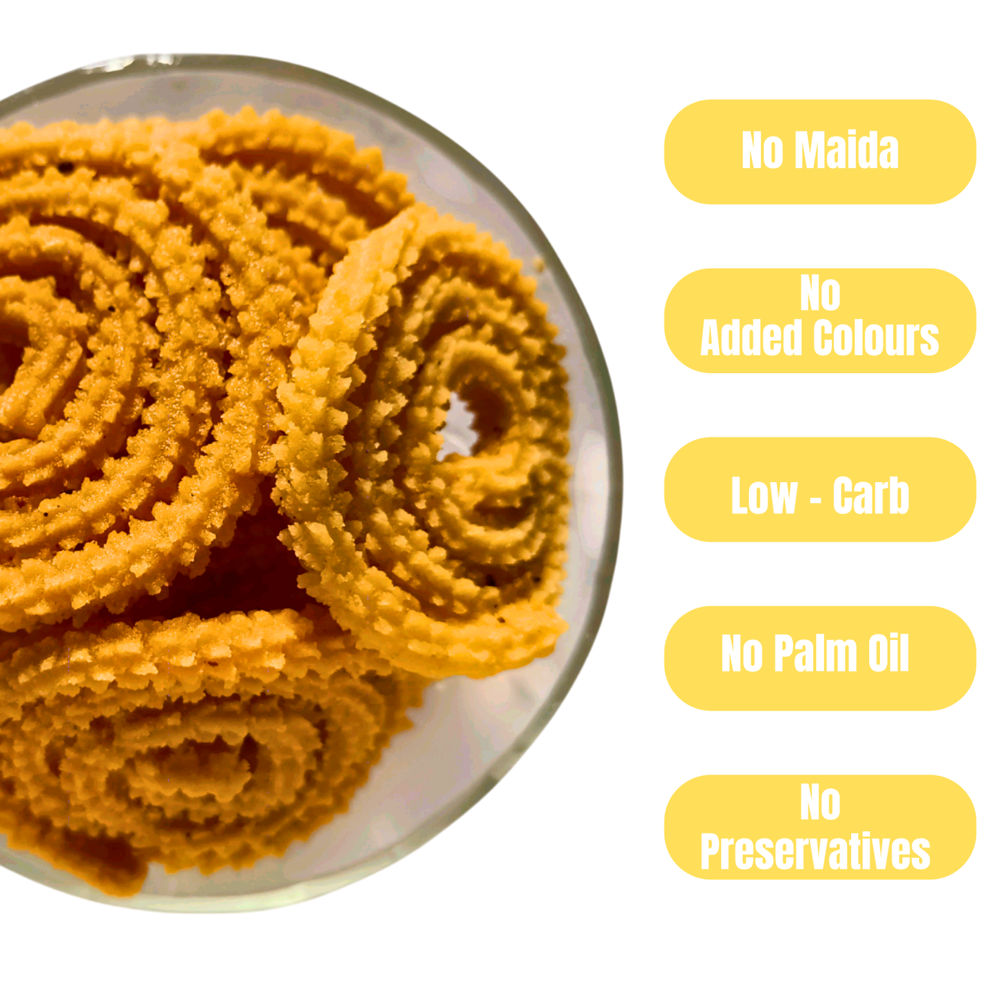 Special Moongdal Chakli 180g | Namkeen Snacks for foodie Indians