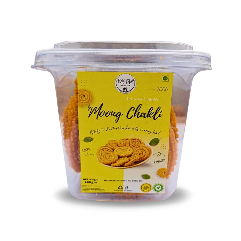 Special Moongdal Chakli 180g | Namkeen Snacks for foodie Indians