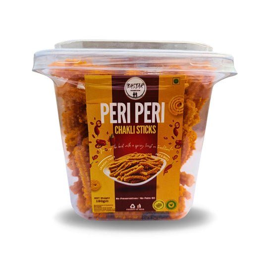 Peri Peri Chakli Stick - 180gm | Namkeen Snacks for Foodie Indian